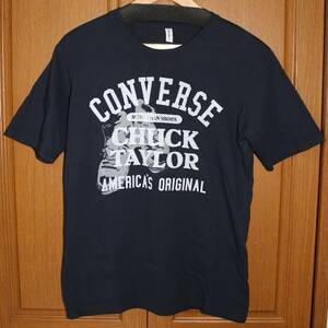 美品 CONVERSE (コンバース)　半袖 Tシャツ トップス　Mサイズ　ネイビー