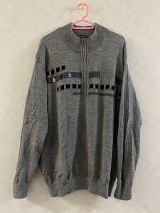 Munsingwear ハーフジップニットセーター サイズLL メンズ マンシングウェア GOLF ゴルフ