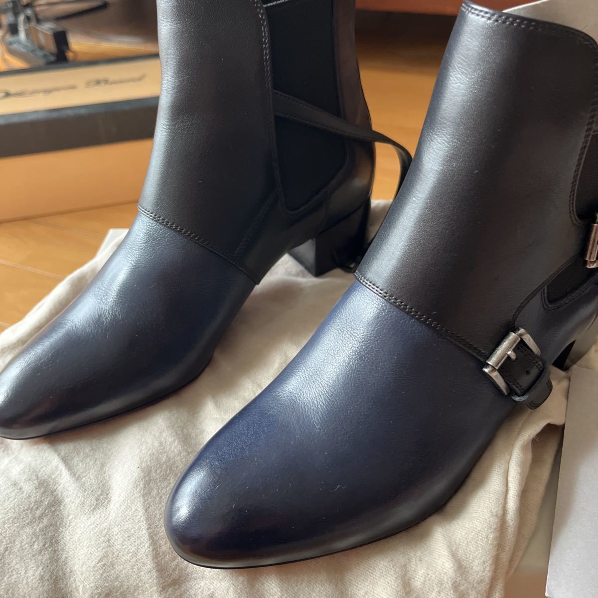 Santoni サントーニ レザーブーツ ワンオーナー 即納 stelic.com
