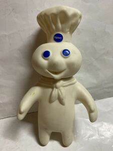 保管品 1971 ドゥーボーイ ピルズベリー ソフビ フィギュア Dough Boy Pillsbury 高さ18cm ビンテージ