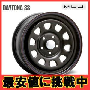 16インチ 5H139.7 6J+0 5穴 1本 デイトナSS ジムニーシエラ ホイール DAYTONA SS MLJ ブラックred/blueline KY