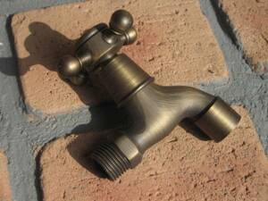  faucet * faucet gardening brick terra‐cotta out faucet 