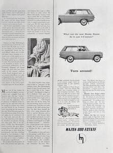 稀少！1964年マツダ 800 Estate広告/Mazda 800 Estate/マツダ自動車/昭和レトロ/旧車/ファミリアワゴン/E