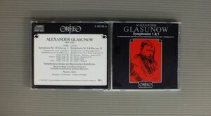 ★独CD NEEME JARVI/GLAZUNOV-SYM.S 1 & 5★