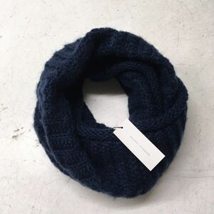  free shipping * tag equipped *BROWNY STANDARD brownie * plain snood cable braided snood * navy * free size #41020sNj118