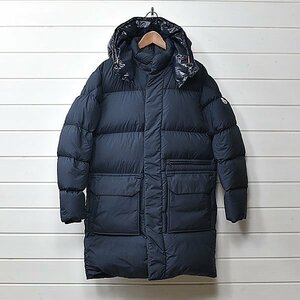 MONCLER HOSTOMME モンクレール ダウンコート ジャケット ネイビー 1 国内品｜22f2166