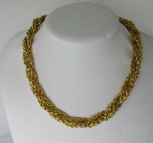N-276 Givenchy GIVENCHY three ream chain necklace Gold most small 39cm~ maximum 46cm adjustment possibility 