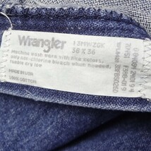 ラングラー Wrangler 13MWZ カーボーイカット ジーンズ 米国製 W38インチ MADE IN THE USA_画像7