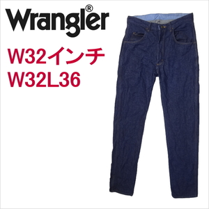 ラングラー Wrangler ジーンズ W32L36 ブルー 青