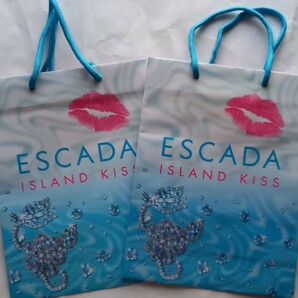 ESCADA ISLAND KISS 　ショップ袋2枚まとめて
