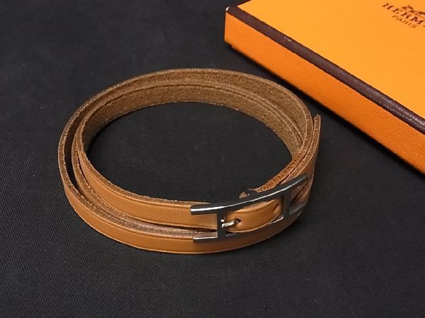 お気に入り Hermes - エルメス レザーブレス ブレスレット/バングル - www.proviasnac.gob.pe