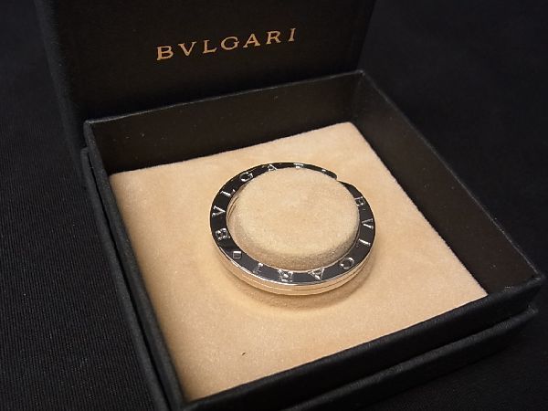 Bvlgari BVLGARI Key ring Necklace Top Silver 925 Charm w/box from Japan 