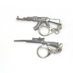  goods with special circumstances B* free shipping * gun type key holder (kalasi Nico fAK-47,re Minton M-700)