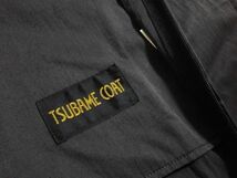 kkyj1529 ■ TSUBAME COAT ■ ツバメコート ステンカラーコート チャコールグレー 88A3 Sくらい_画像9