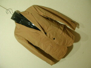 ssy5226 GREEN LABEL RELAXING men's Easy jacket beige Brown # 2. button # plain thin XS size United Arrows 