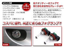 【送料無料】 フォグランプ キット フォグカバー ON/OFF リレースイッチ付き トヨタ　 ヴィッツ　前期　 SCP90 NCP91 NCP95 KSP90_画像2