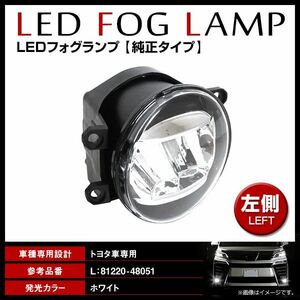 【送料無料】 シエンタ 80系 純正交換式 LED フォグランプユニット 新品社外品 左側 L