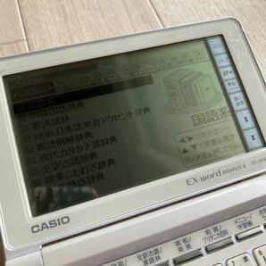 CASIO EX-word DATAPLUS4 XD-SF4800 カシオ エクスワード 電子辞書 単四電池 J291の画像4