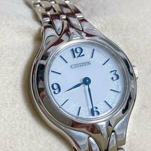 ソーラー腕時計 シチズン コレクション エコドライブ　レディース腕時計 ホワイト文字盤