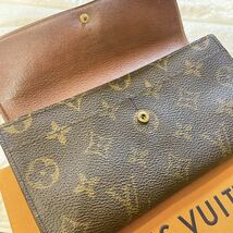 1円スタート！ルイヴィトンモノグラムポルトフォイユサラ長財布【希少廃盤品】良品 LOUIS VUITTON_画像2