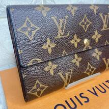 1円スタート！ルイヴィトンモノグラムポルトフォイユサラ長財布【希少廃盤品】良品 LOUIS VUITTON 22053_画像2