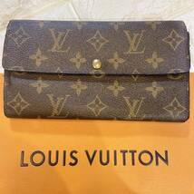 ルイヴィトンモノグラムポルトフォイユサラ長財布【希少廃盤品】良品 LOUIS VUITTON 22050_画像1