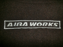 ★AIBA WORKS 袖革スタジャン M アイバワークス No.91000 アワードレタージャケット ブラウン/ブラック VAN JAC. RALLY MOTOR PIAA_画像7