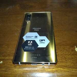  DoCoMo мобильный arrows F-52A Gold экспонирование для образец mok