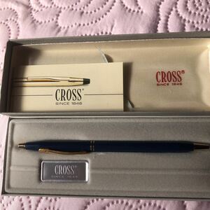 新品　CROSS クロスボールペン　ネイビー