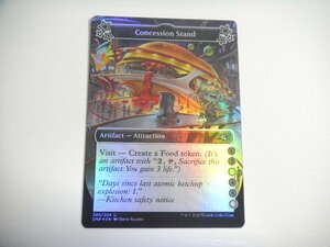 A398【MTG マジック・ザ・ギャザリング】Concession Stand Foil Unfinity 即決