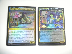 A416【MTG】Dee Kay, Finder of the Lost ショーケース Foil Foil 2枚 Unfinity 即決