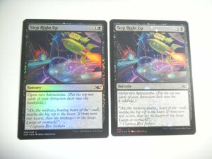 B10【MTG】Step Right Up Foil Unfinity ギャラクシーFoil Foil 2枚 Unfinity 即決
