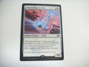 A458【MTG マジック・ザ・ギャザリング】Impounding Lot-Bot ギャラクシー Foil Unfinity 即決