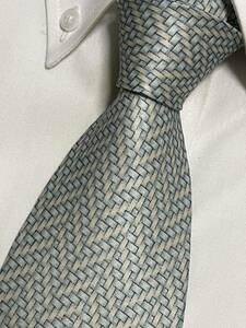 beautiful goods "GIORGIO ARMANI BLACK LABEL"joru geo Armani Black Label total pattern brand necktie 210396
