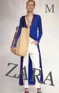 新品未使用　ZARA ラメ糸入りロングカーディガン