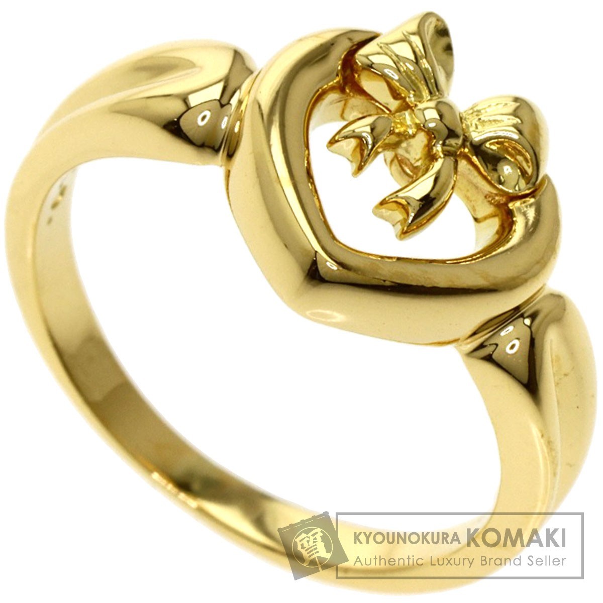 レッド系 TIFFANY&Co. ティファニー ハートリボン リング・指輪 K18