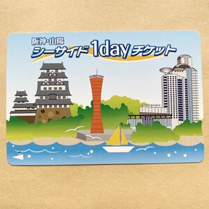 【使用済】 阪神・山陽シーサイド1dayチケット 阪神電鉄 阪神電車 