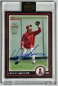 【1/1枚限定】松井秀喜直書きサイン 2022 Topps Archives Signatures Series Buy-back Auto (2010 Bowman)