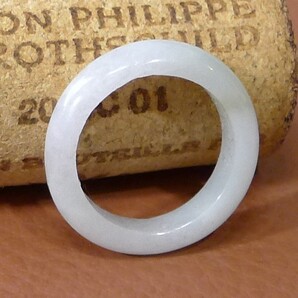 J920 ヒスイ 翡翠 リング 指輪 9号 ミャンマー ジェイド ジェダイト 送料無料