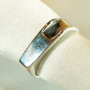 SR799 指輪シルバー925刻リング 18号 モダンデザイン シンプル 送料無料