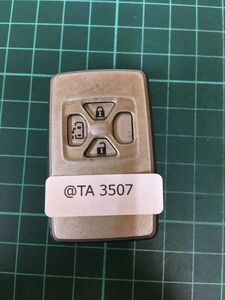 @TA 3507 トヨタ 純正 キーレス 電動スライドドア ノア ヴォクシー エスティマ アルファード ヴェルファイア等　3B 3ボタン