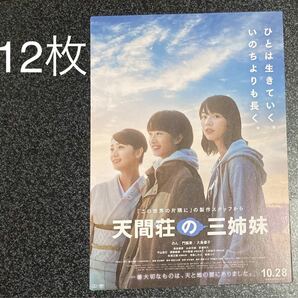 映画　天間荘の三姉妹　フライヤー　12枚