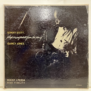 ●即決LP Sonny Stitt / Plays Arrangements From The Pen Of Quincy Jones j34442 米オリジナル、Dg Mono Flat ソニー・スティット