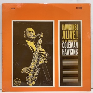 ●即決LP Coleman Hawkins / Alive at the Village Gate j34458 米盤、ミゾナシMgm Stereo コールマン・ホーキンス