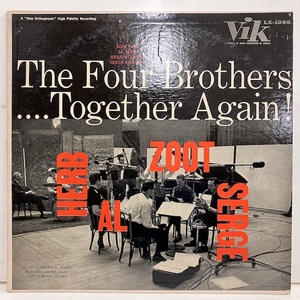 ●即決LP Four Brothers / Together Again j34589 米オリジナル、Dg Mono サージ・チャロフ、 アル・コーン、 ズート・シムズ