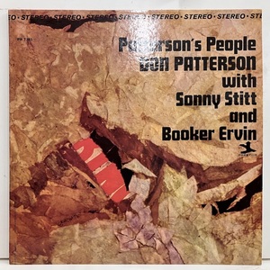 ●即決LP Don Patterson Sonny Stitt Booker Ervin / Patterson's People j34662 米盤、草Stereo、Rvg刻印無し ドン・パターソン