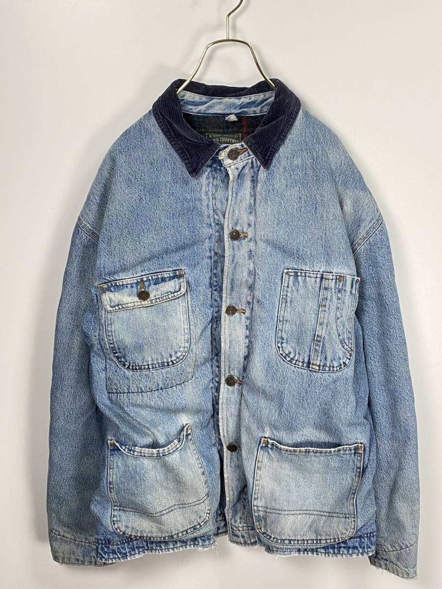 ヤフオク! -「ポロカントリー カバーオール」の落札相場・落札価格 通販人気商品 カバーオール country Polo 【希少!!入手困難】80s Gジャン/デニムジャケット