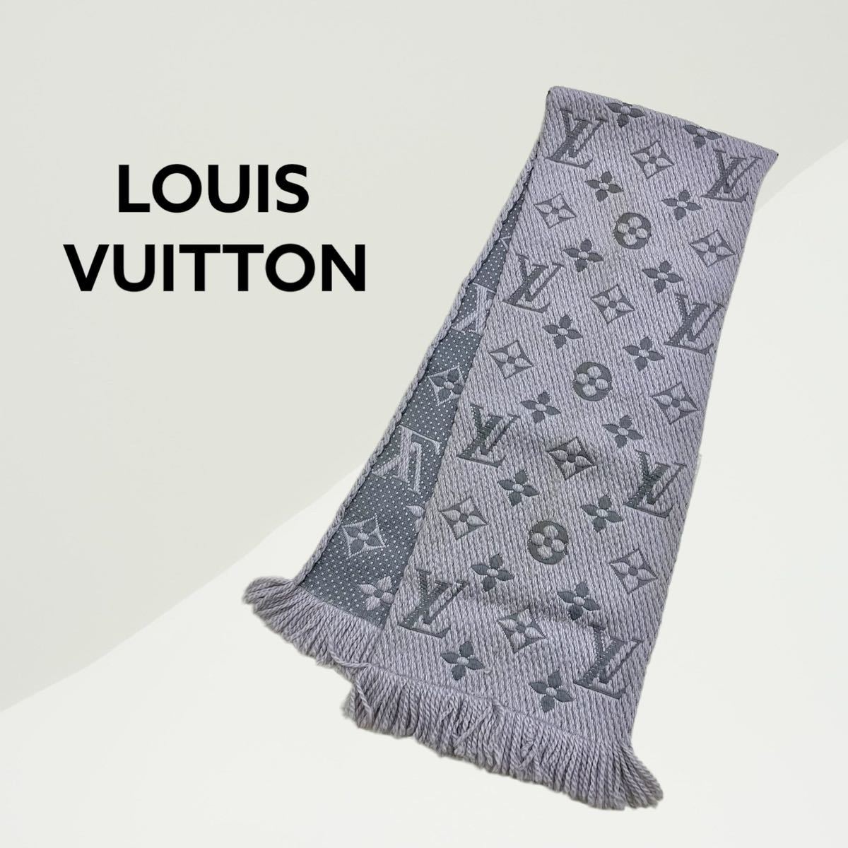 LOUIS VUITTON ルイヴィトン エシャルプ・ロゴマニア モノグラム