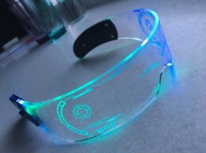 A1233 near future SF manner sunglasses Dragon Ball. ska uta- manner?. goggle Kirakira light .. stylish interesting glasses UV400