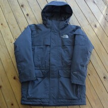 USA古着 ノースフェイス The North Face グースダウン マウンテンパーカー メンズ Mサイズ HYVENT 保温 防寒 アウトドア キャンプ J2075_画像2